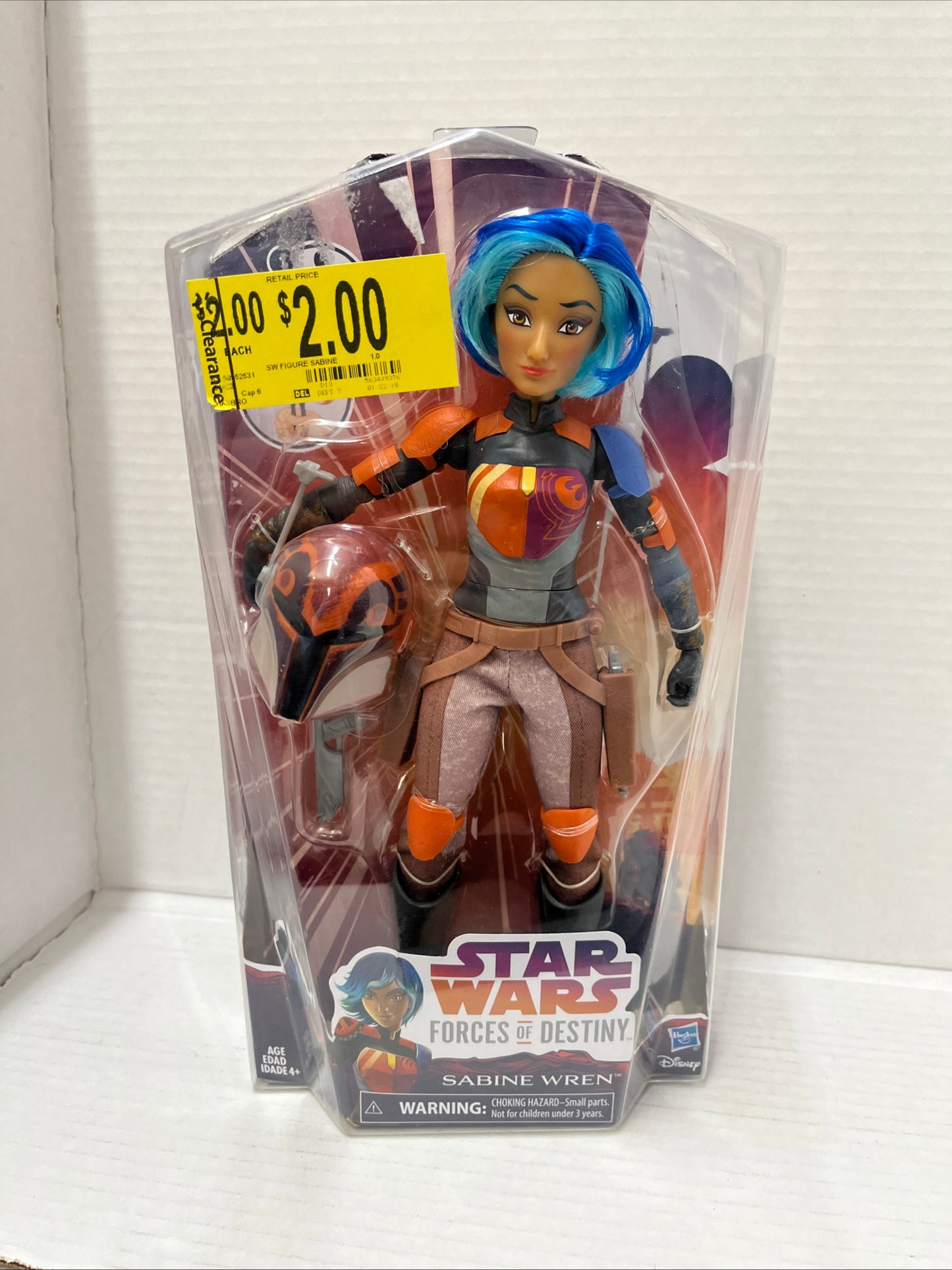 2016 Star Wars Forces of Destiny 11" SABINE WREN Action Figure - New In Box!