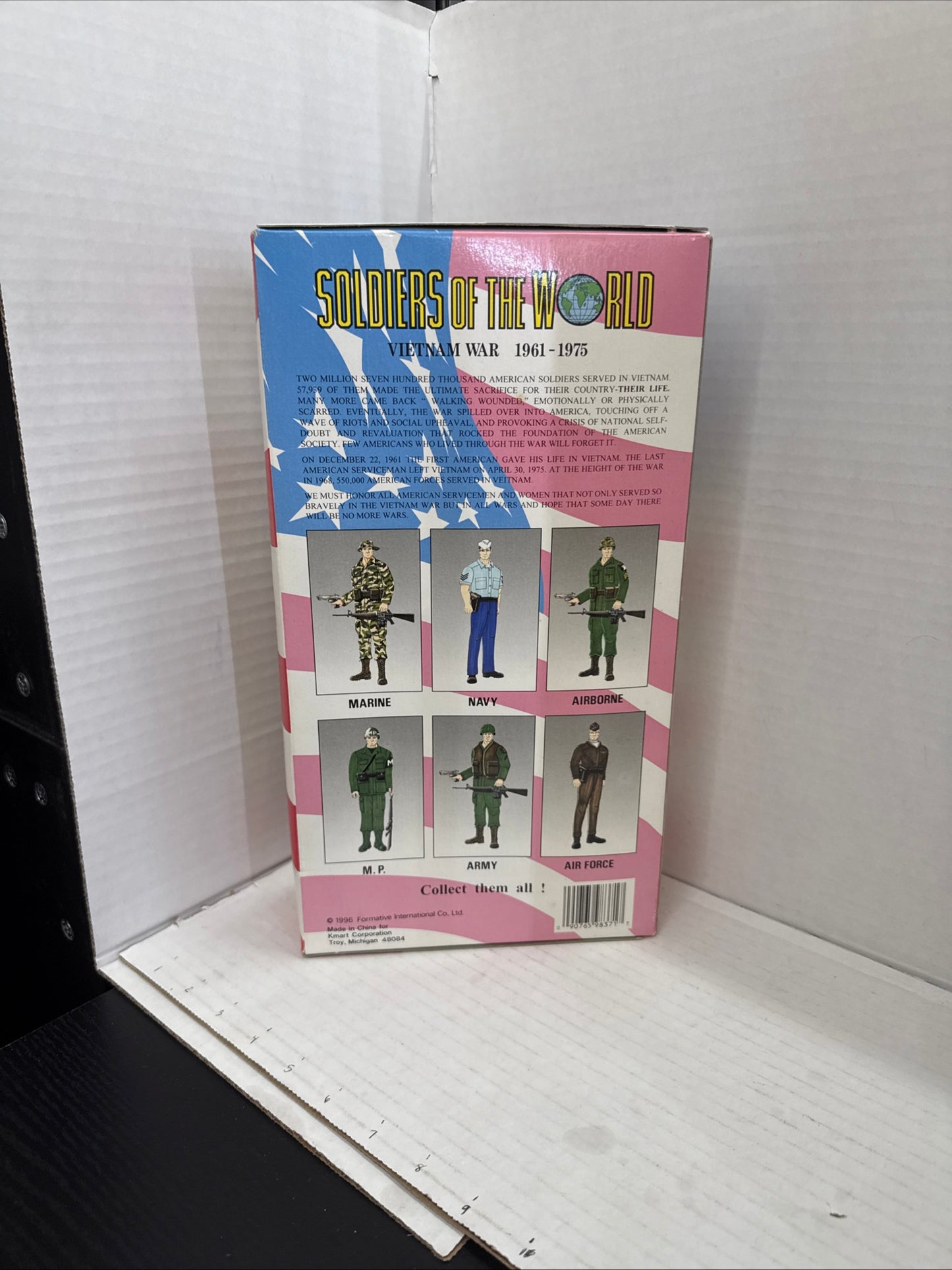 VIETNAM WAR 1961-1975 AIR FORCE FORMATIVE SOLDIERS OF THE WORLD 1996 S50