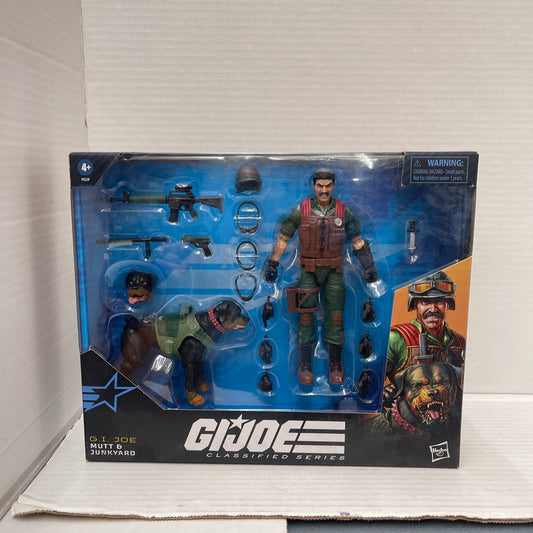 Hasbro G.I. Joe Classified Series Mutt & Junkyard 6" Action Figure Set #113 New
