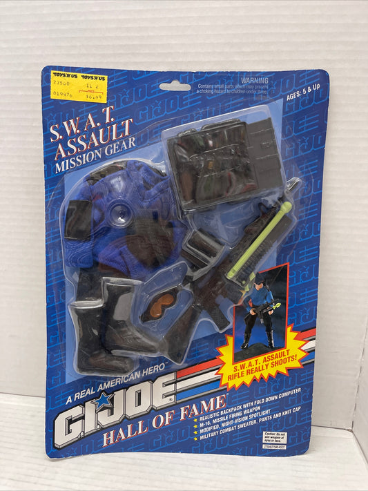 GI Joe HOF SWAT Assault Mission Gear 1992 Hasbro 12-Inch Figure Accessories