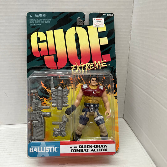 GI Joe Extreme Ballistic Action Figure With Quick Draw Combat Action Sealed 1995