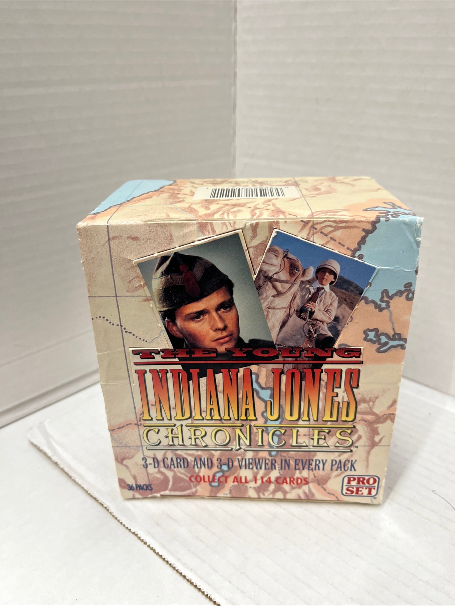 R-797 1992 UNOPENED PACKAGES OF "THE YOUNG INDIANA JONES CHRONICLES" CARDS!