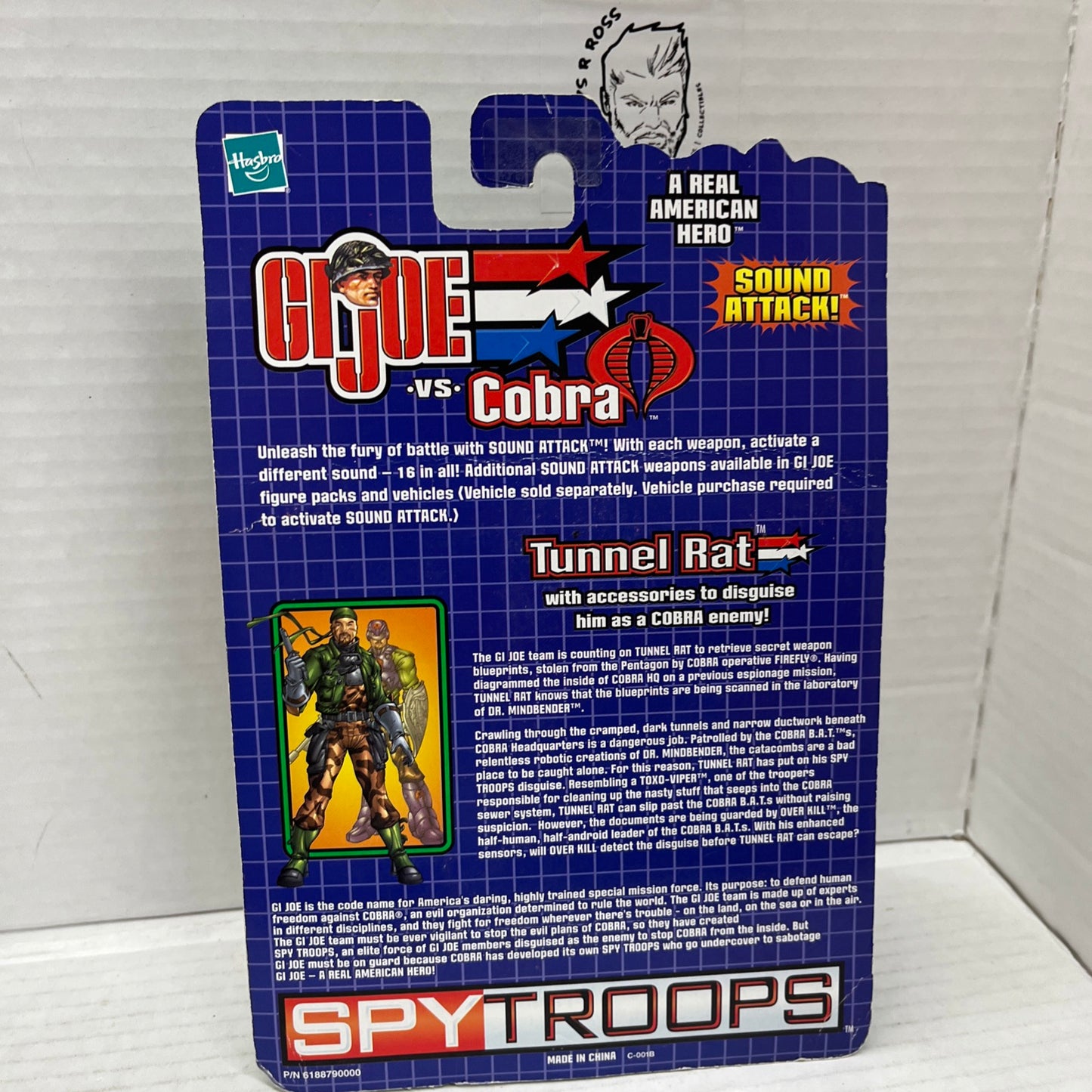 2003 Hasbro GI Joe vs Cobra Spy Troops Tunnel Rat & Over Kill Figures
