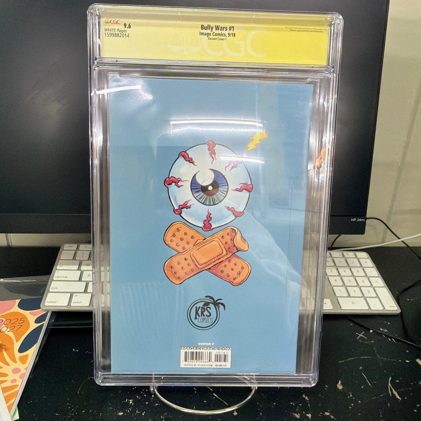 BULLY WARS #1 SIGNED:SKOTTIE YOUNG/AARON CONLEY CGC 9.6