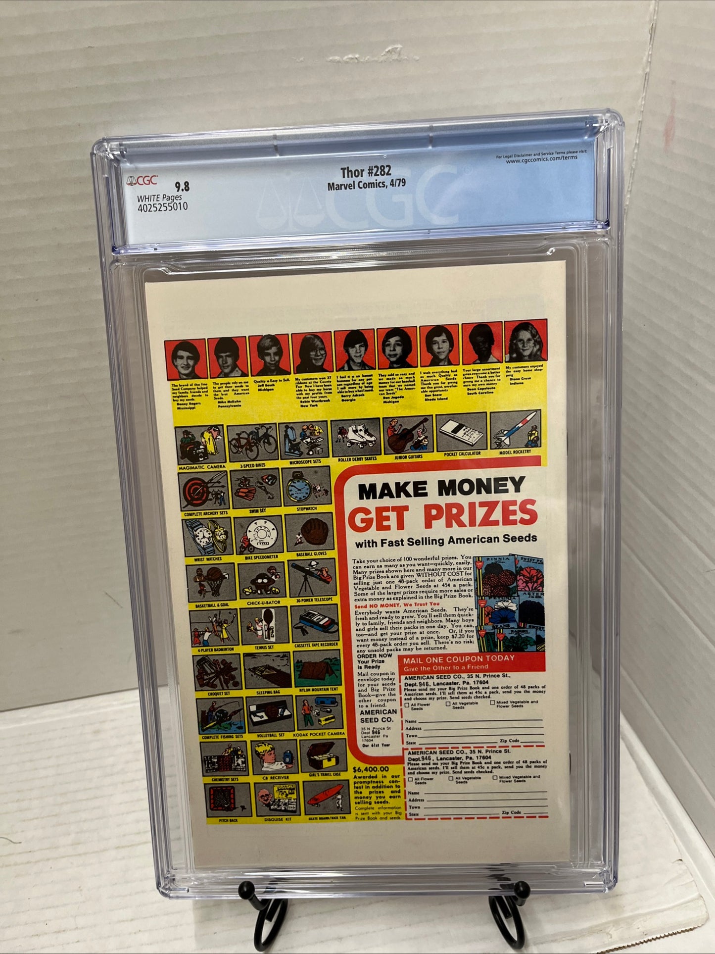 THOR #282 vs TEMPUS 1979 Immortus KANG Frankenstein 1st Time-Keepers CGC 9.8