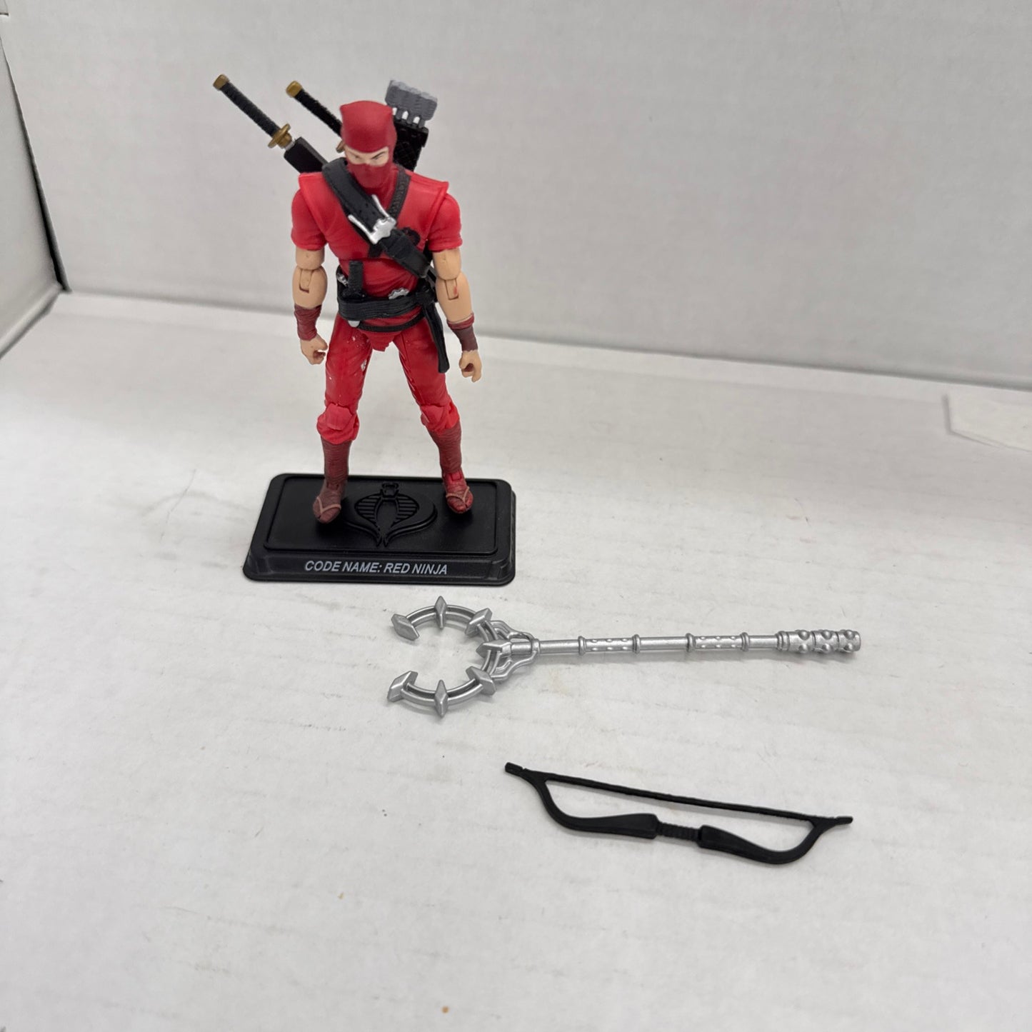2008 GI JOE 25TH ANNIVERSARY RED NINJA V2 LOOSE COMPLETE FIGURE