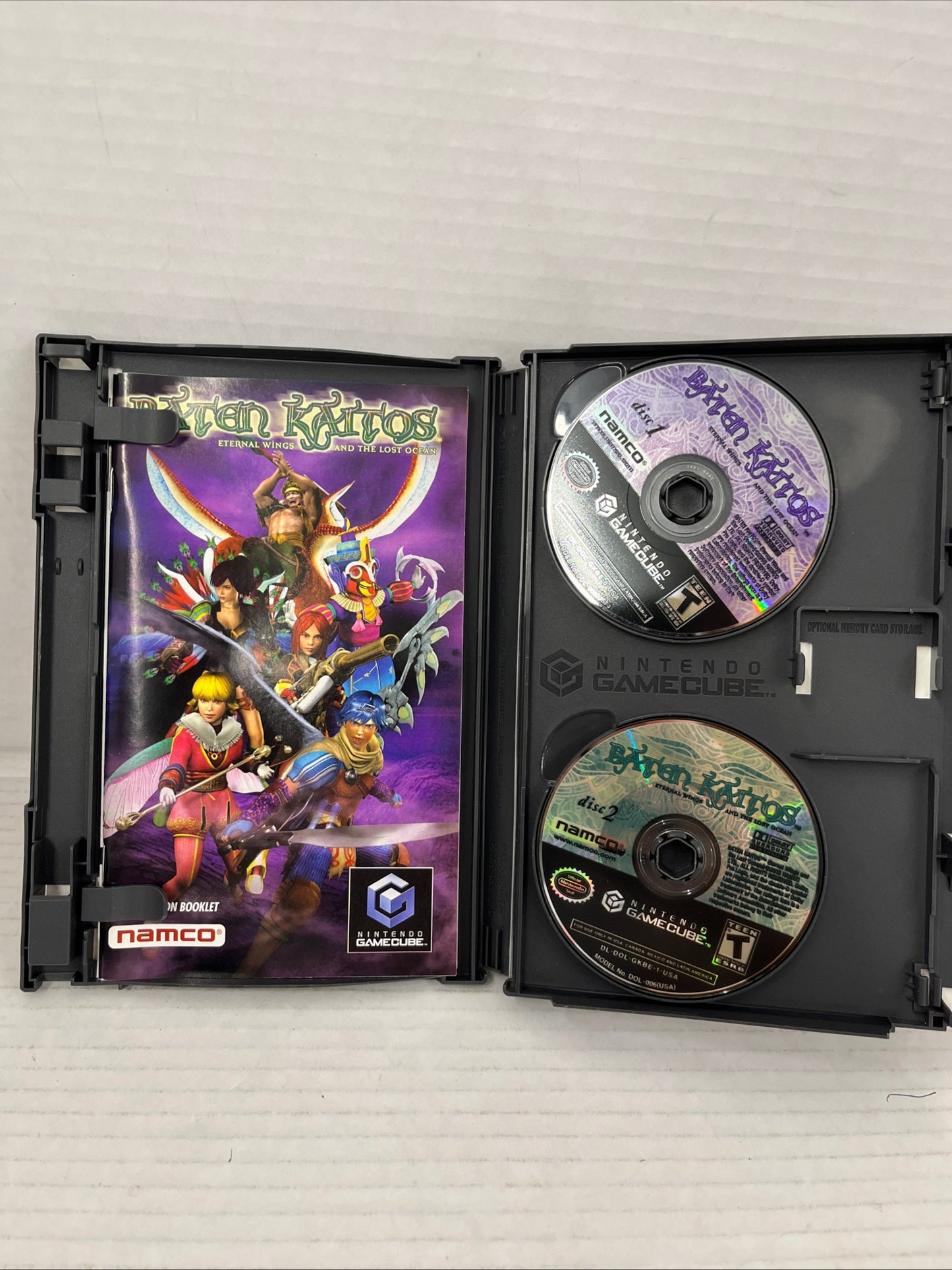 Baten Kaitos: Eternal Wings and The Lost Ocean (GameCube, GCN, 2001) CIB