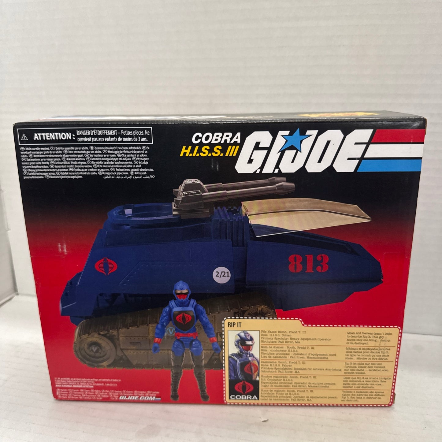 G.I. Joe Retro Collection Cobra H.I.S.S. III Action Figure