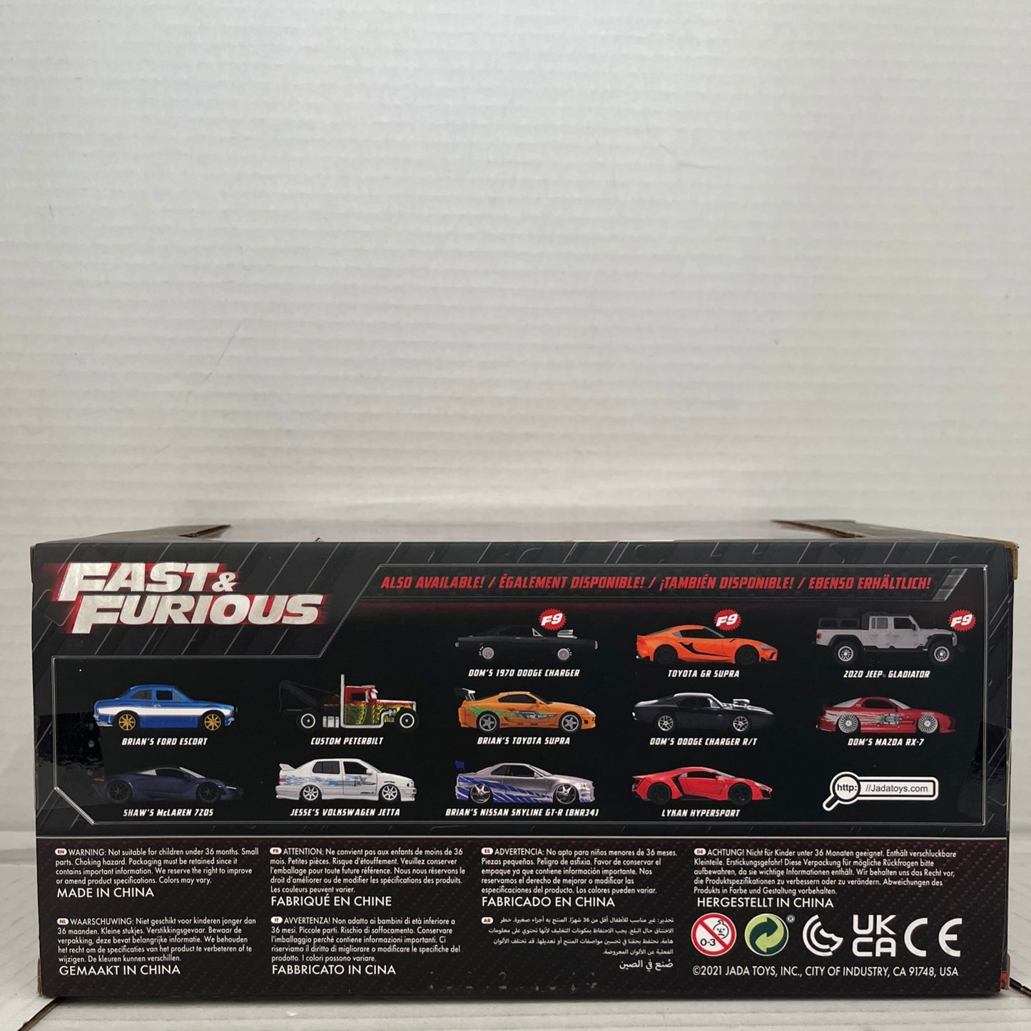 Fast & Furious Orange Julius's Mazda RX-7 by Jada 1:24 Diecast Car 30747 Model
