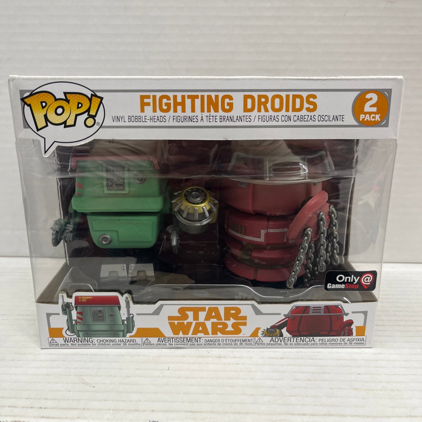 Funko POP! Star Wars Solo A Star Wars Story Fighting Droids 2 Pack (GameStop)