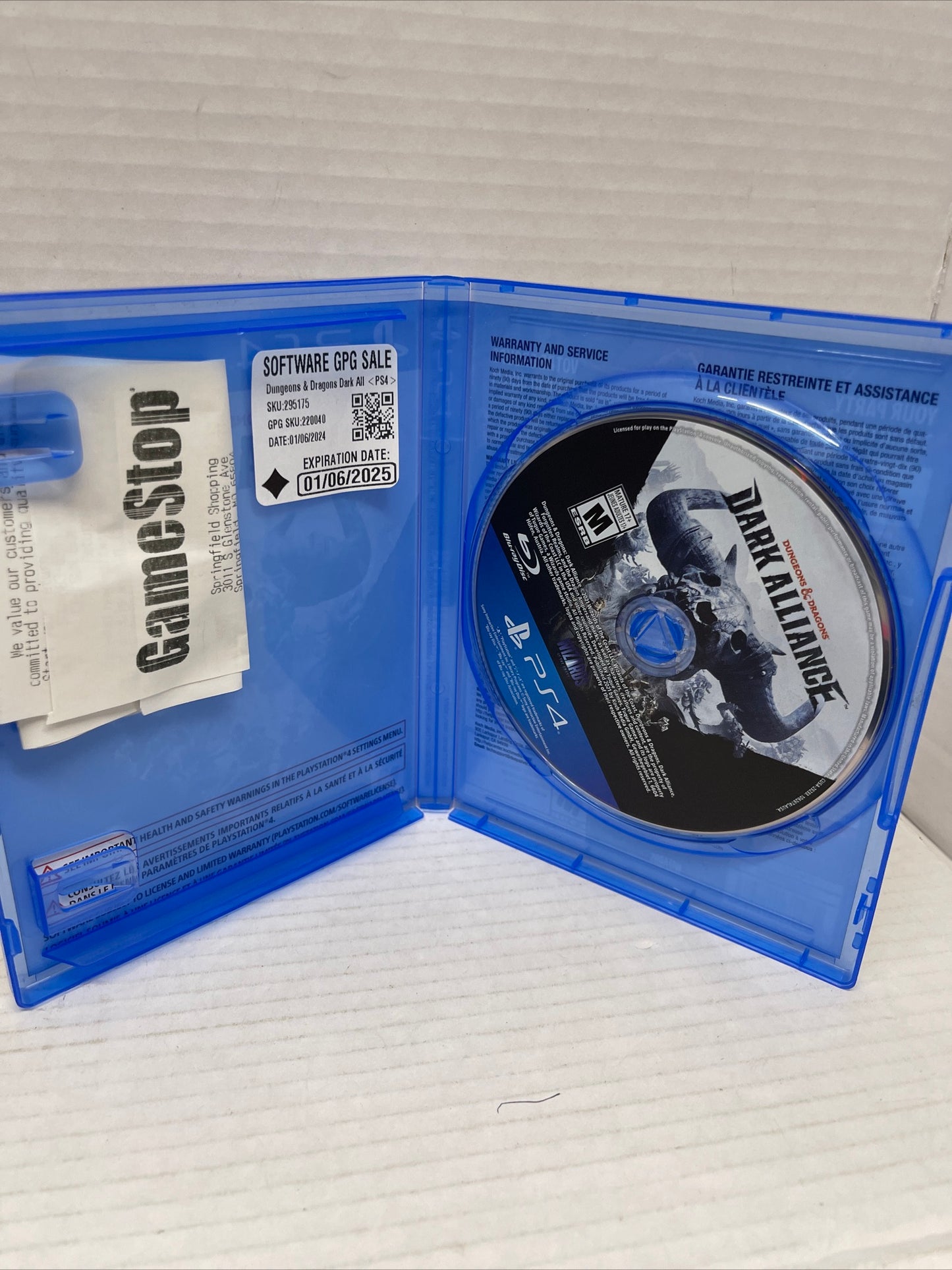 Dungeons & Dragons Dark Alliance - Sony PlayStation 4 Clean Disc Tested
