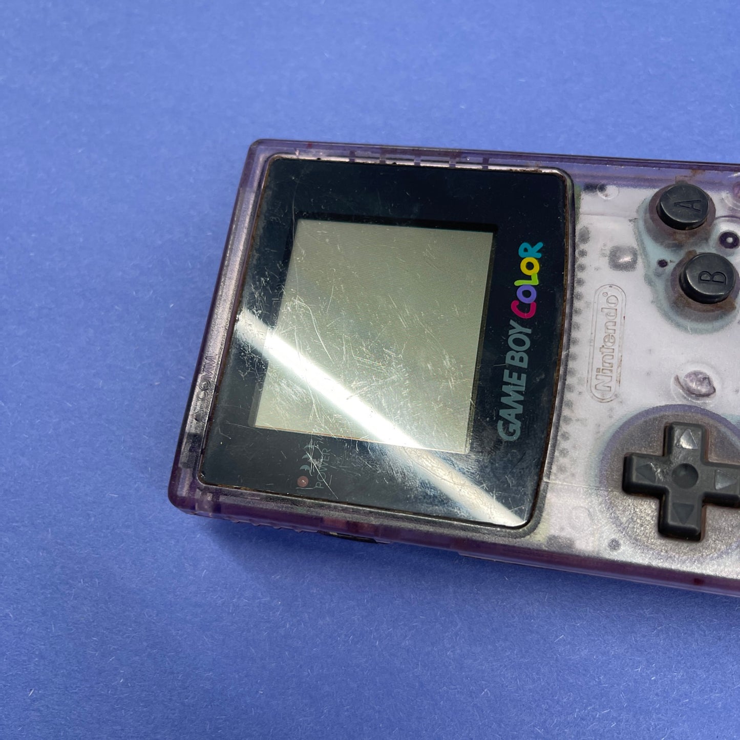 Nintendo Game Boy Color Handheld System - Atomic Purple * READ*