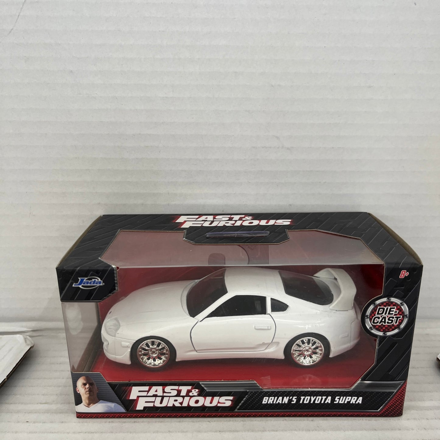 Jada Toys Fast & Furious Brian's Toyota Supra 1:32 White Diecast Car NIB