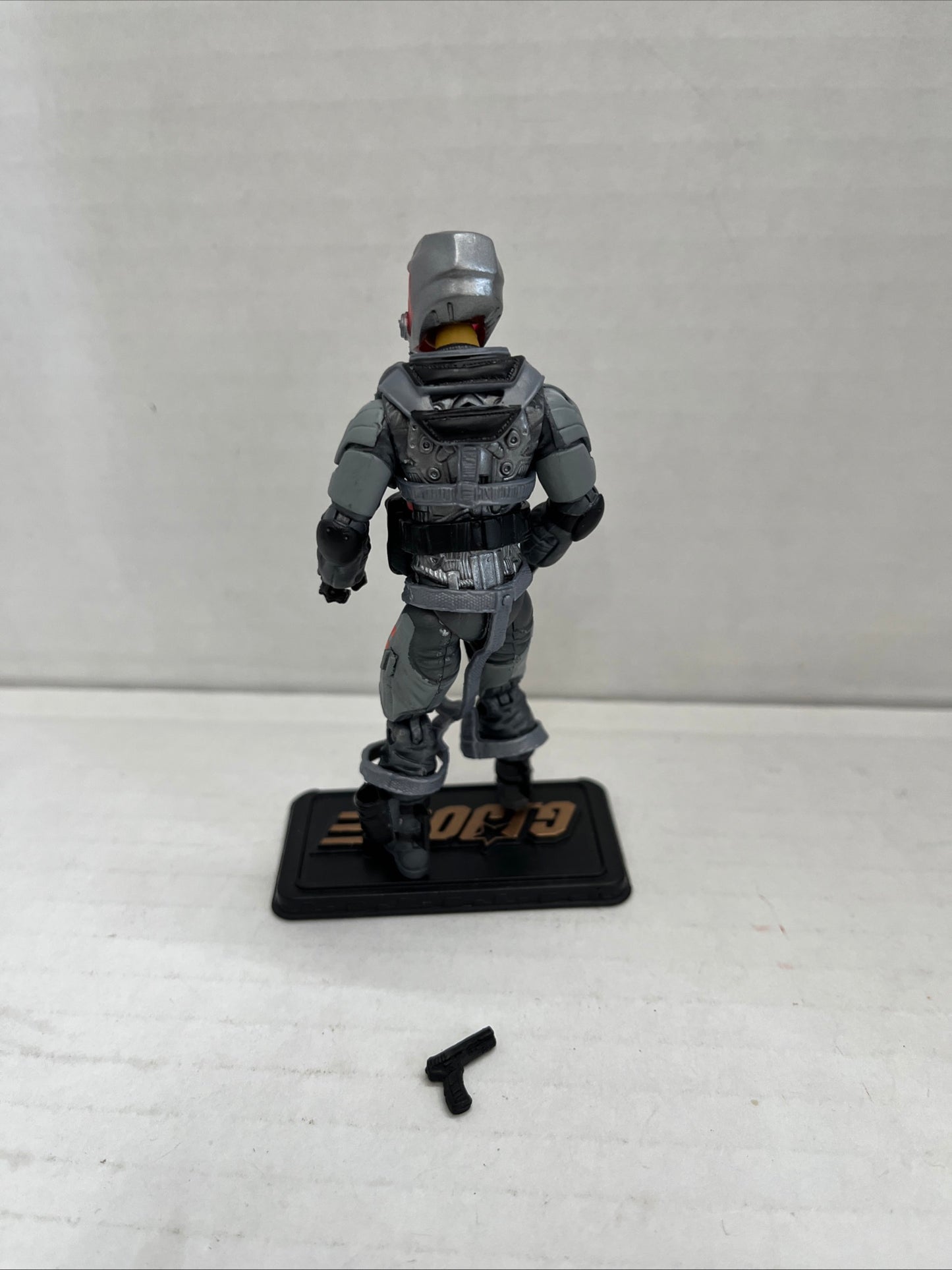G.I. Joe Captain Ace Pilot 50th anniversary. Gray gear.