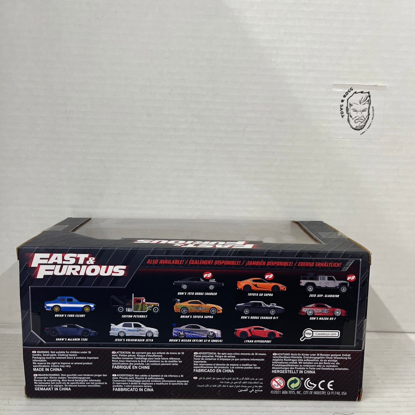 JADA 97377 2015 FAST AND FURIOUS 7 LYKAN HYPERSPORT SUPERCAR 1:24 DIECAST RED