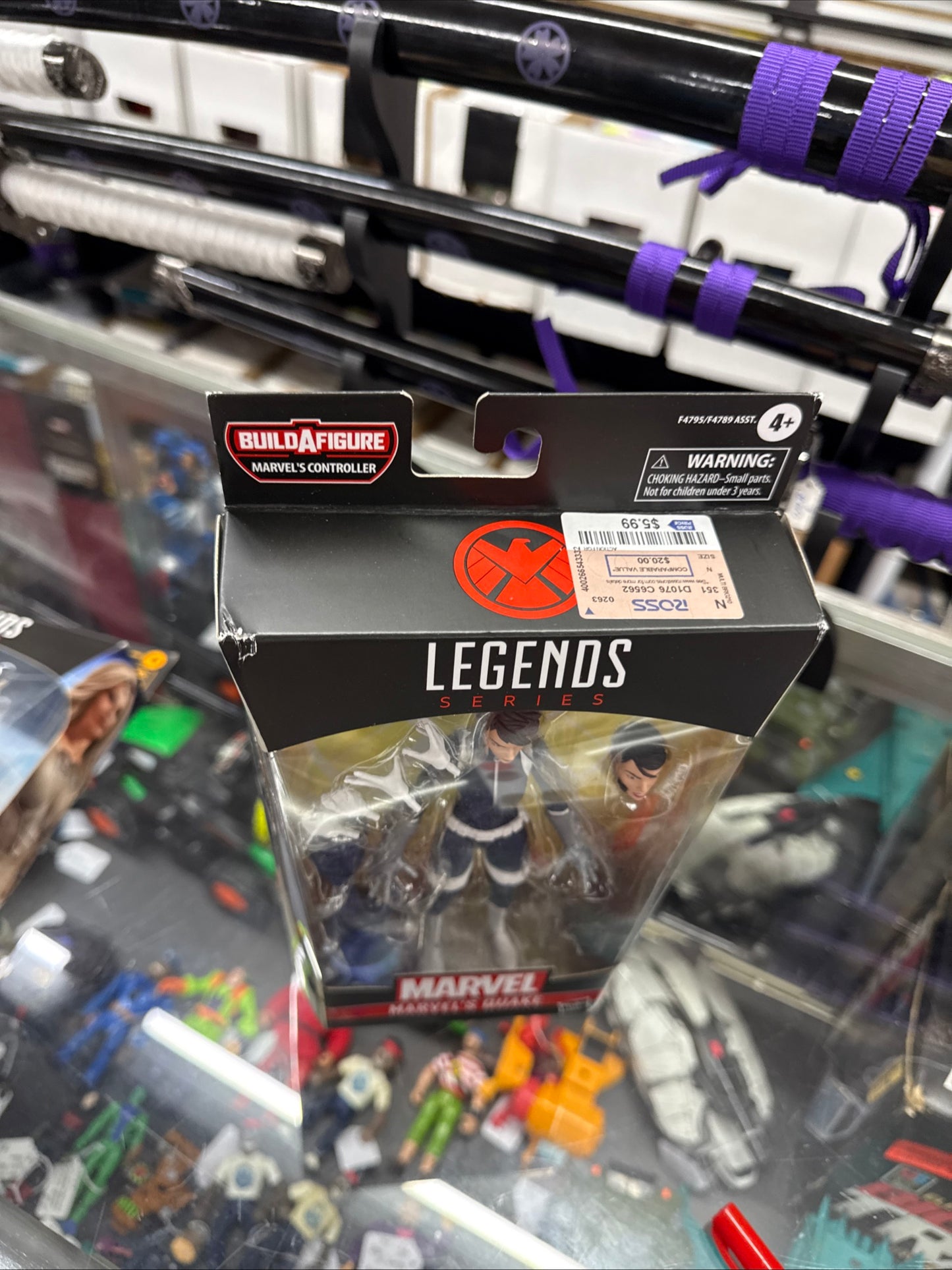 Marvel Legends QUAKE Action Figure Controller BAF NEW HASBRO
