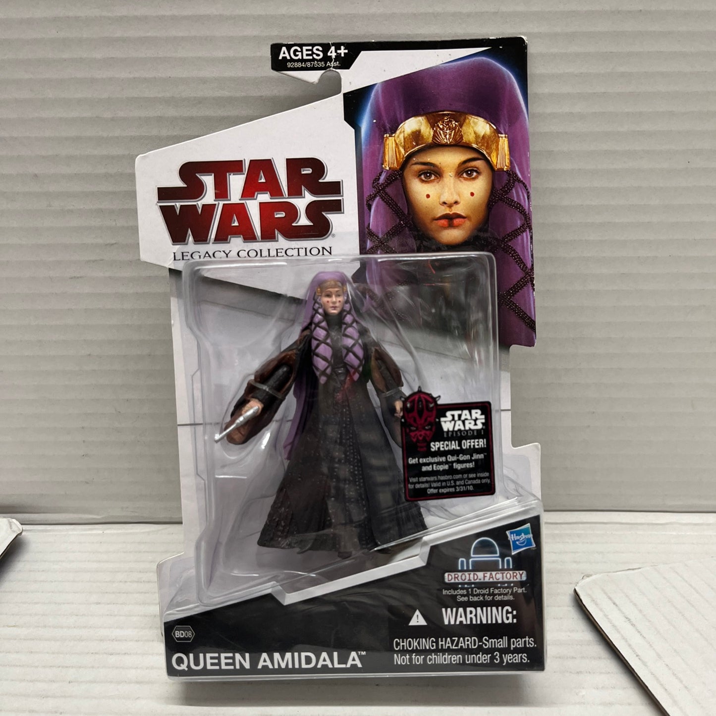 Queen Amidala BD08 Star Wars Legacy Collection Droid Factory 2009 MOC