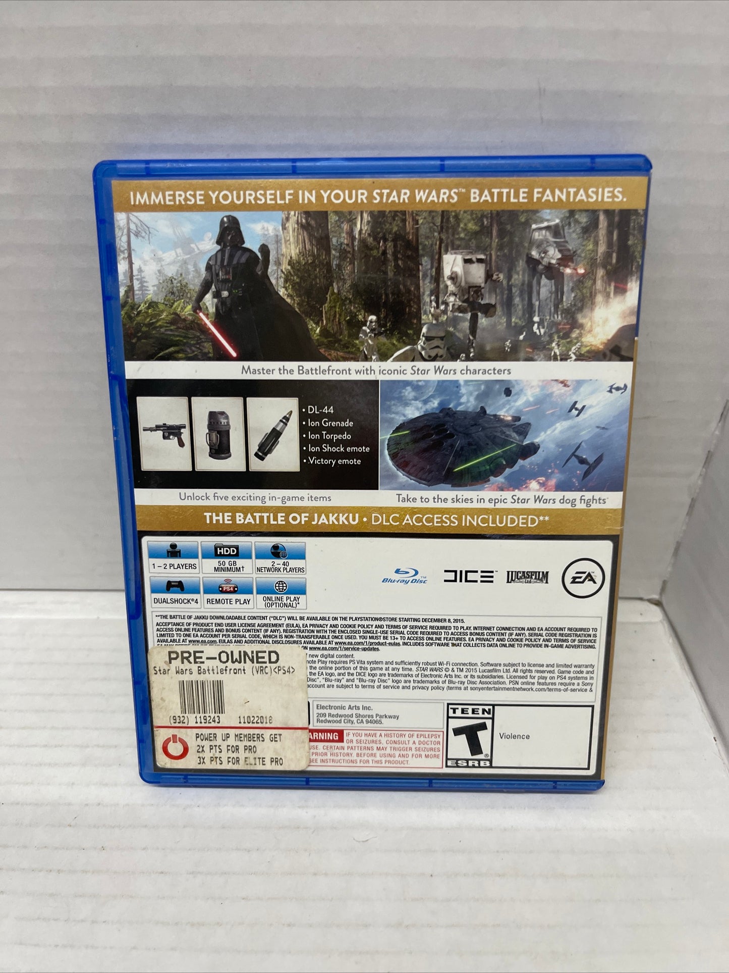 Star Wars Battlefront -Deluxe Edition (Sony PlayStation 4, PS4)