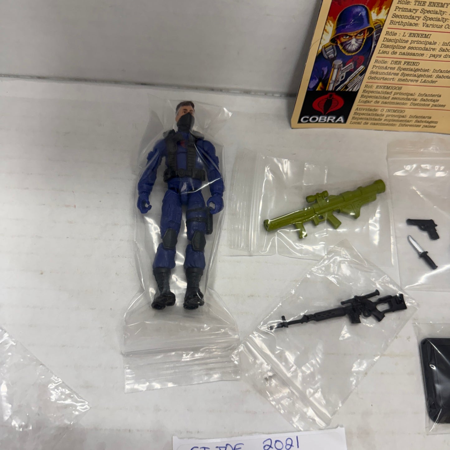 Modern GI Joe Action Figure Retro Cobra Trooper
