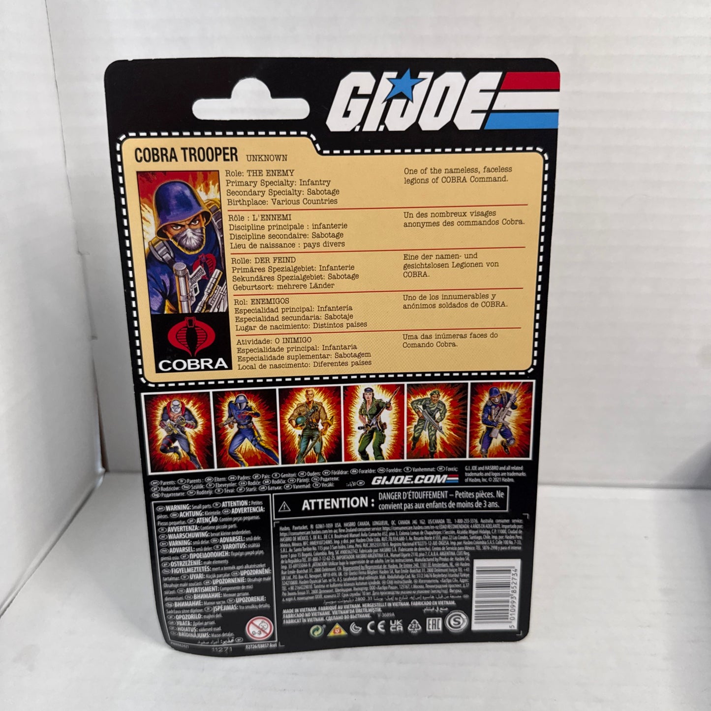 Cobra Trooper GI Joe Retro Collection 3.75-Inch Action Figure NIB