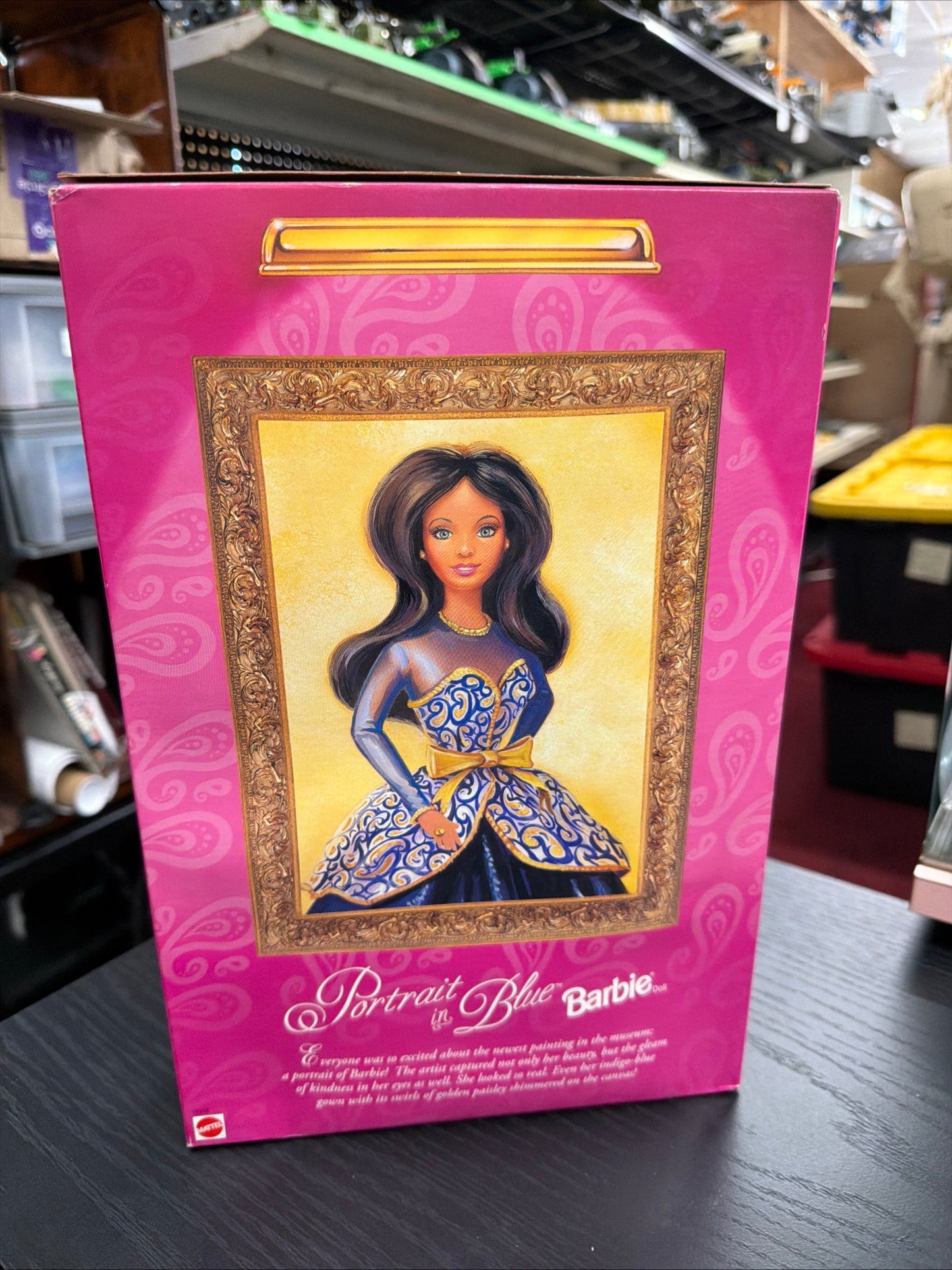 1997 Portrait in Blue Walmart Special Edition African American Barbie Doll MIB