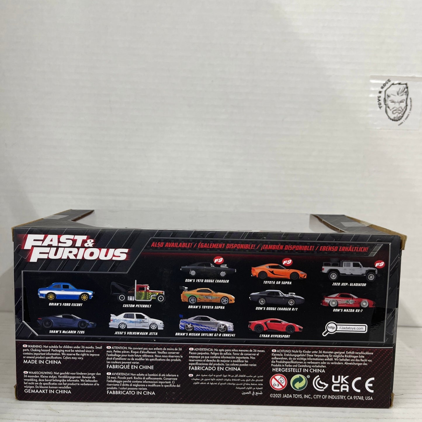 BRIAN'S 2009 NISSAN GTR R35 BLUE "FAST & FURIOUS " 1/24 DIECAST MODEL JADA 97036