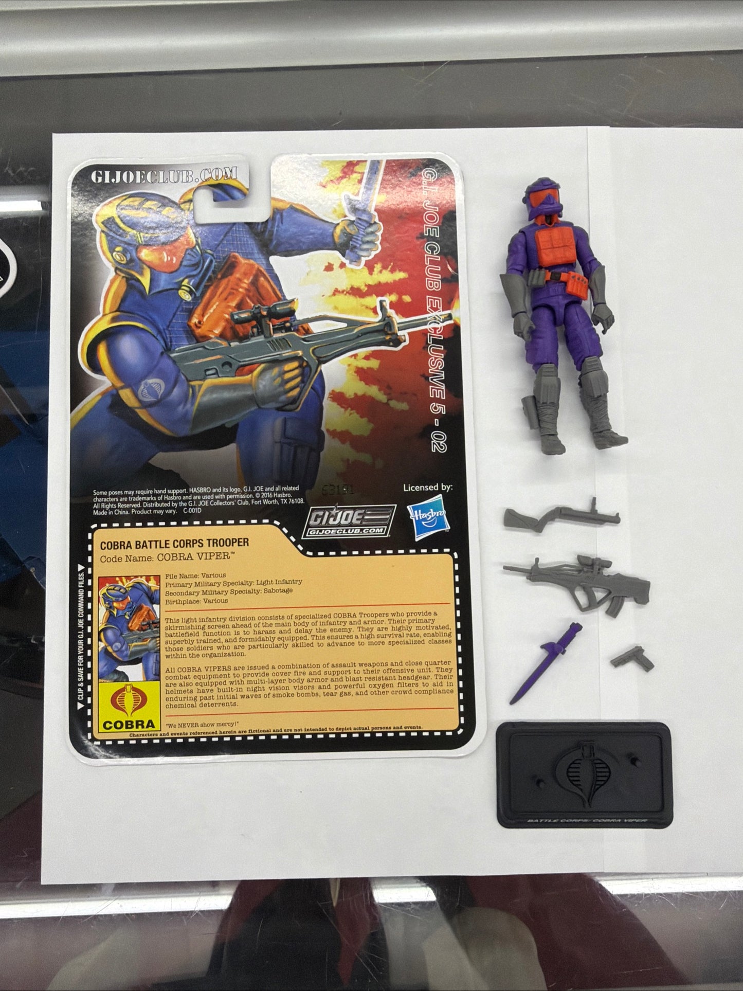 Viper Battle Corps Trooper FSS G.I. JOE COBRA 25th Club Exclusive MOC