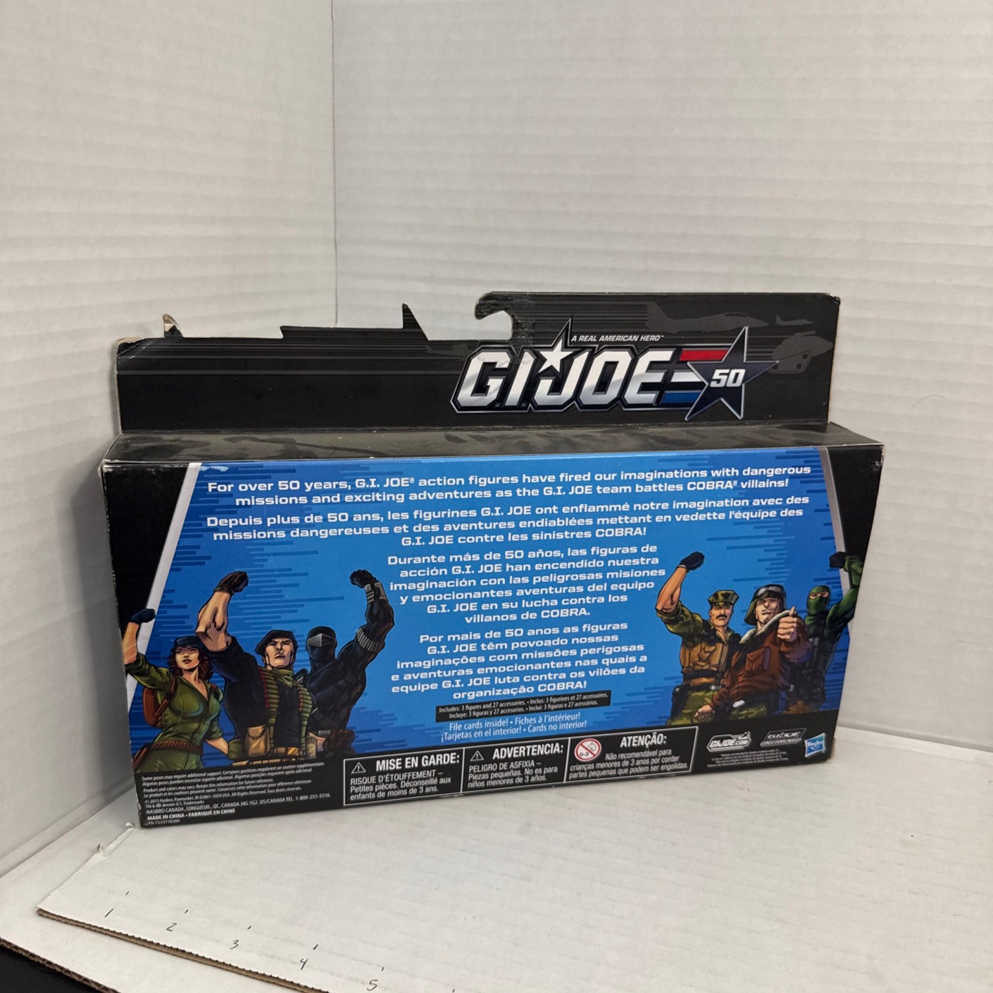 Brand New 50th Anniversary GI Joe Rock Rampage Alpine, Shock Trooper, Rock Viper