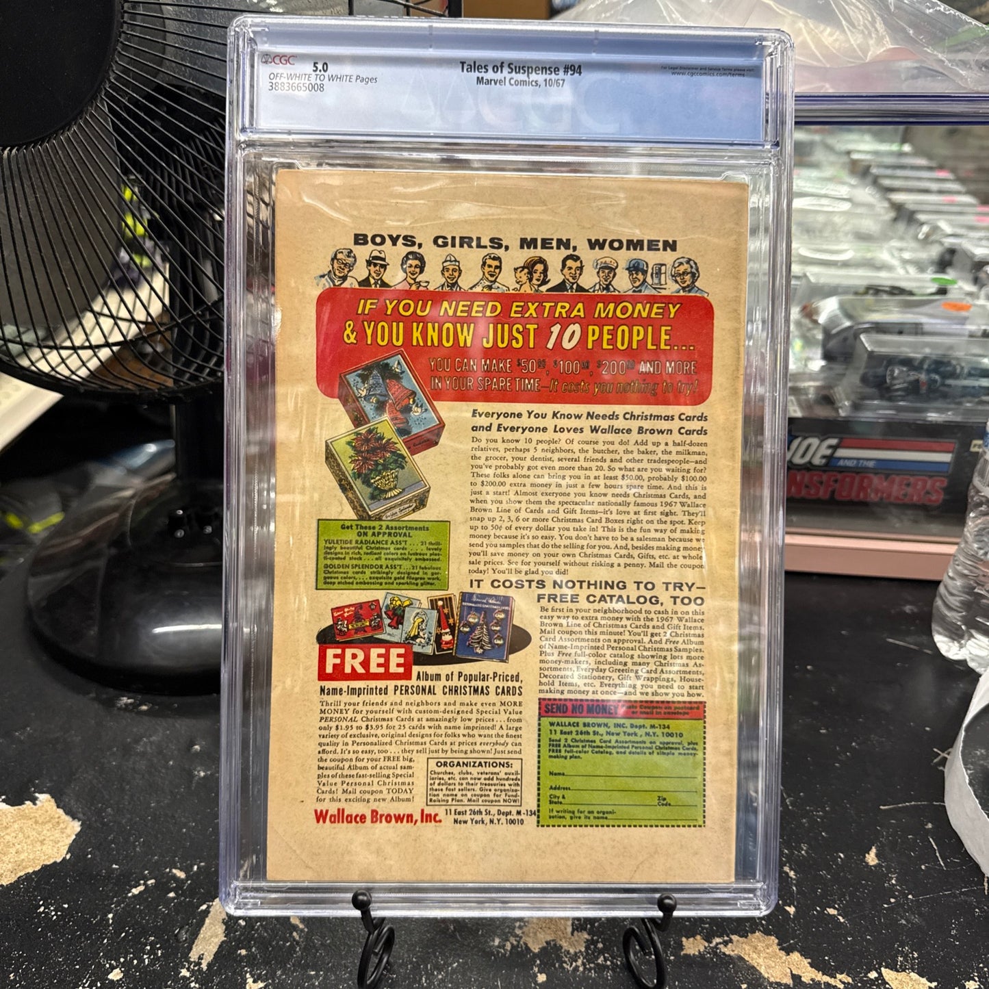 Tales of Suspense #94 CGC 5.0 1st MODOK - 1 Great Kirby Cover!