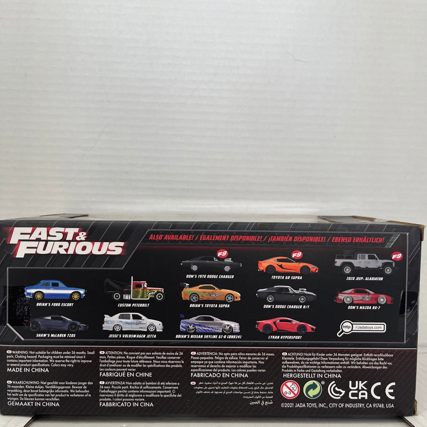 Jada BRIAN'S NISSAN SKYLINE 2000 GT-R (KPGC10) 1:24 Diecast Fast & Furious