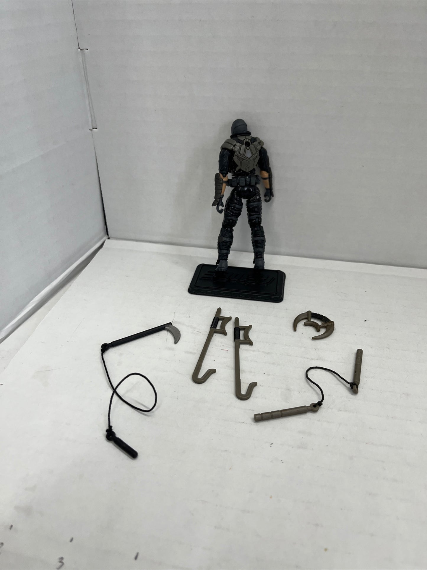 Snake Eyes V53 POC Pursuit of G.I. JOE COBRA 25th LOOSE Complete