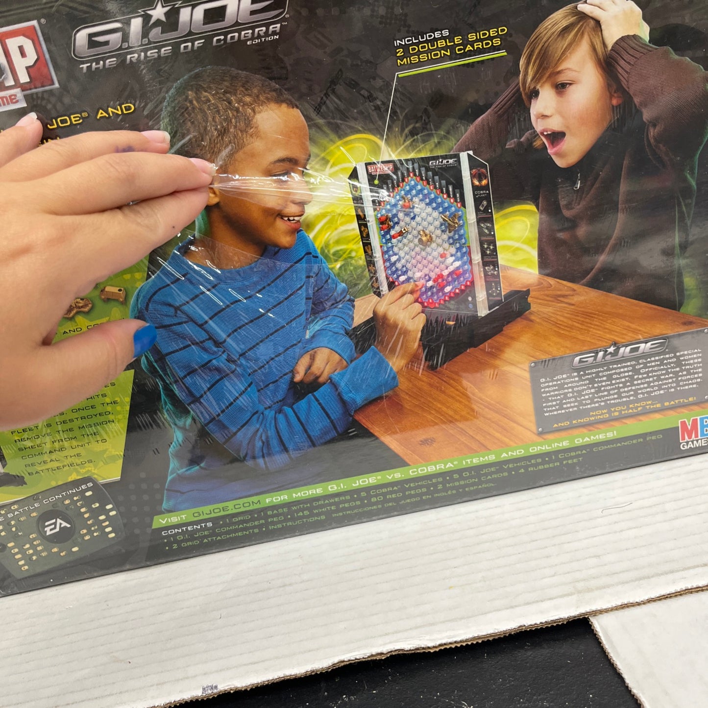 Hasbro Battleship GI Joe The Rise Of The Cobra Tactical Combat Game New In Box