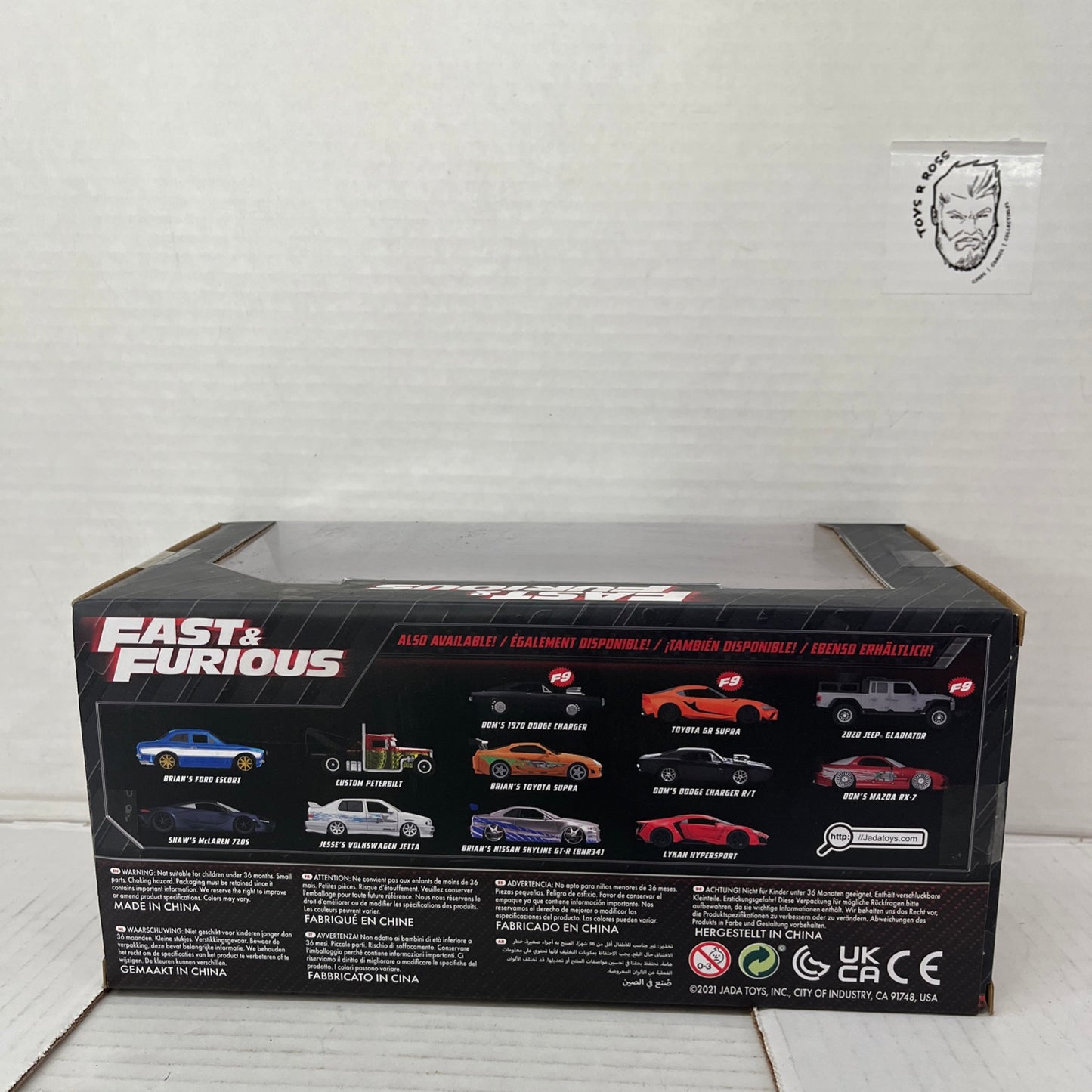1970 Dodge Charger R/T-Matte Black-Fast & Furious -1/24-Diecast Car-Jada