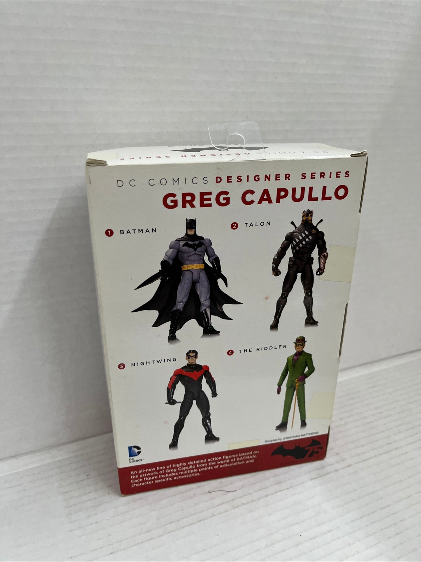 DC Comics Designer Series Nightwing Red Greg Capullo Figure DCU Batman New