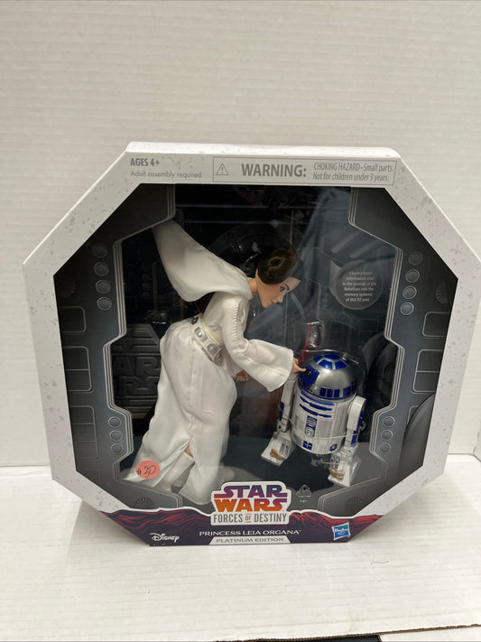 Hasbro HSC2945 Forces of Destiny Princess Leia Organa Platinum Edition Star Wars