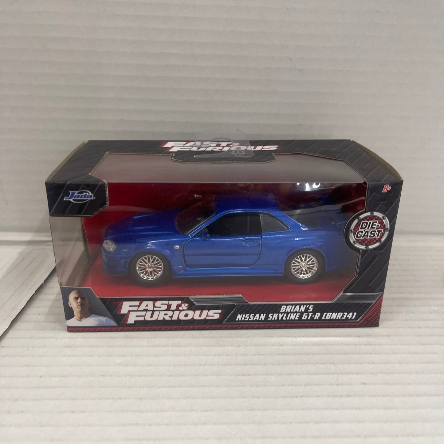 Fast and Furious Nissan Skyline GTR R34 Blue 1:32 Scale Jada 97185