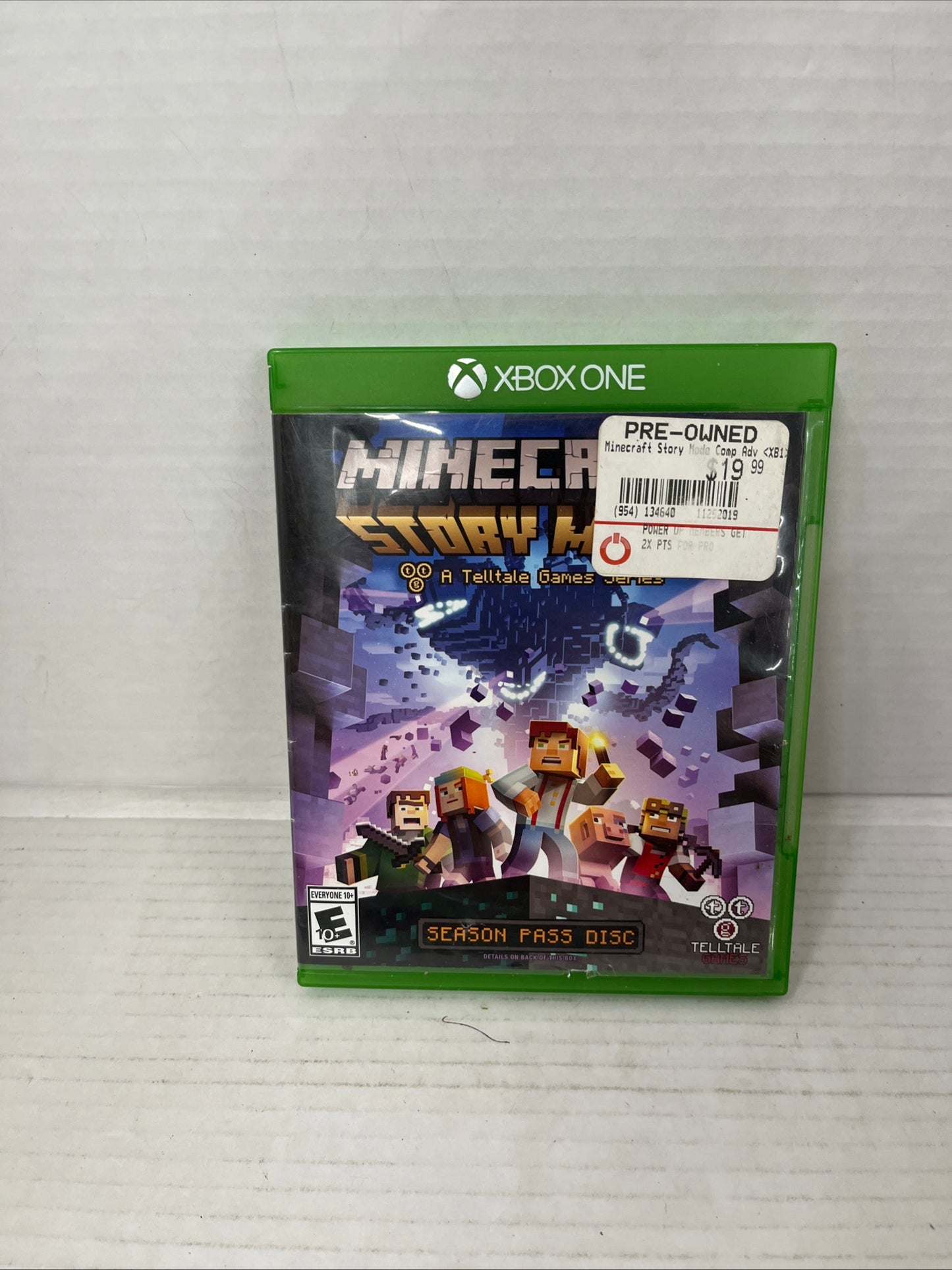 Minecraft: Story Mode -- Season Pass Disc (Microsoft Xbox One, 2015) CIB