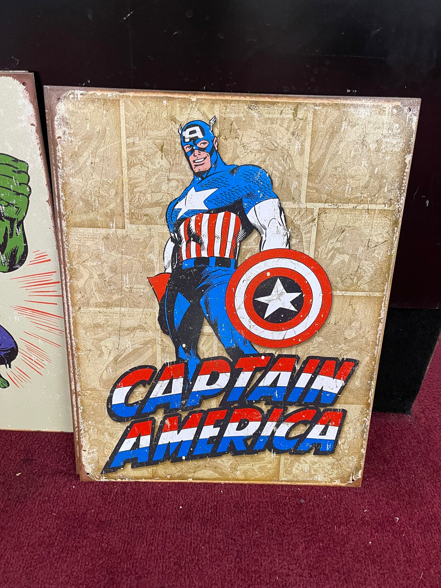 Captain America Tin Sign!