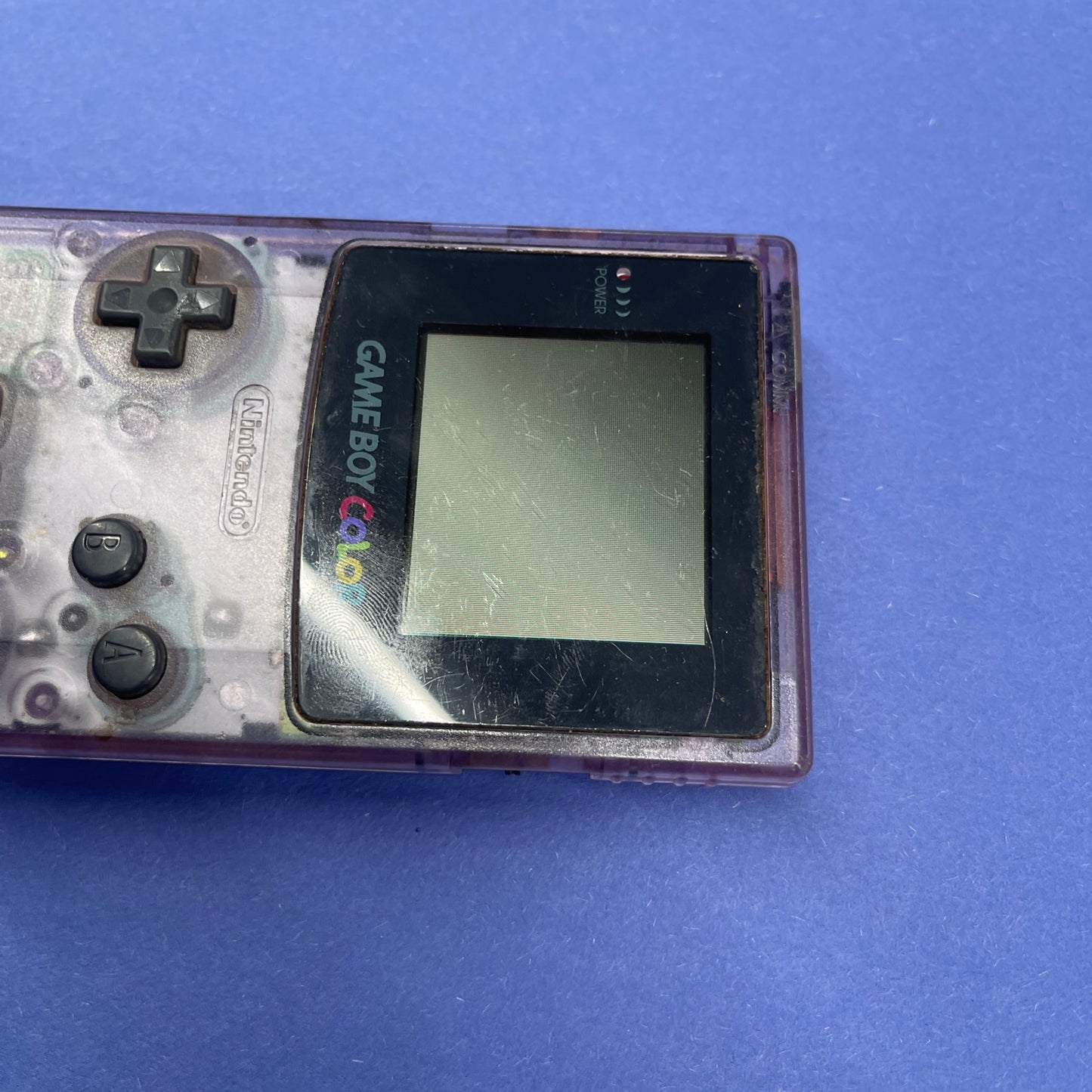 Nintendo Game Boy Color Handheld System - Atomic Purple * READ*