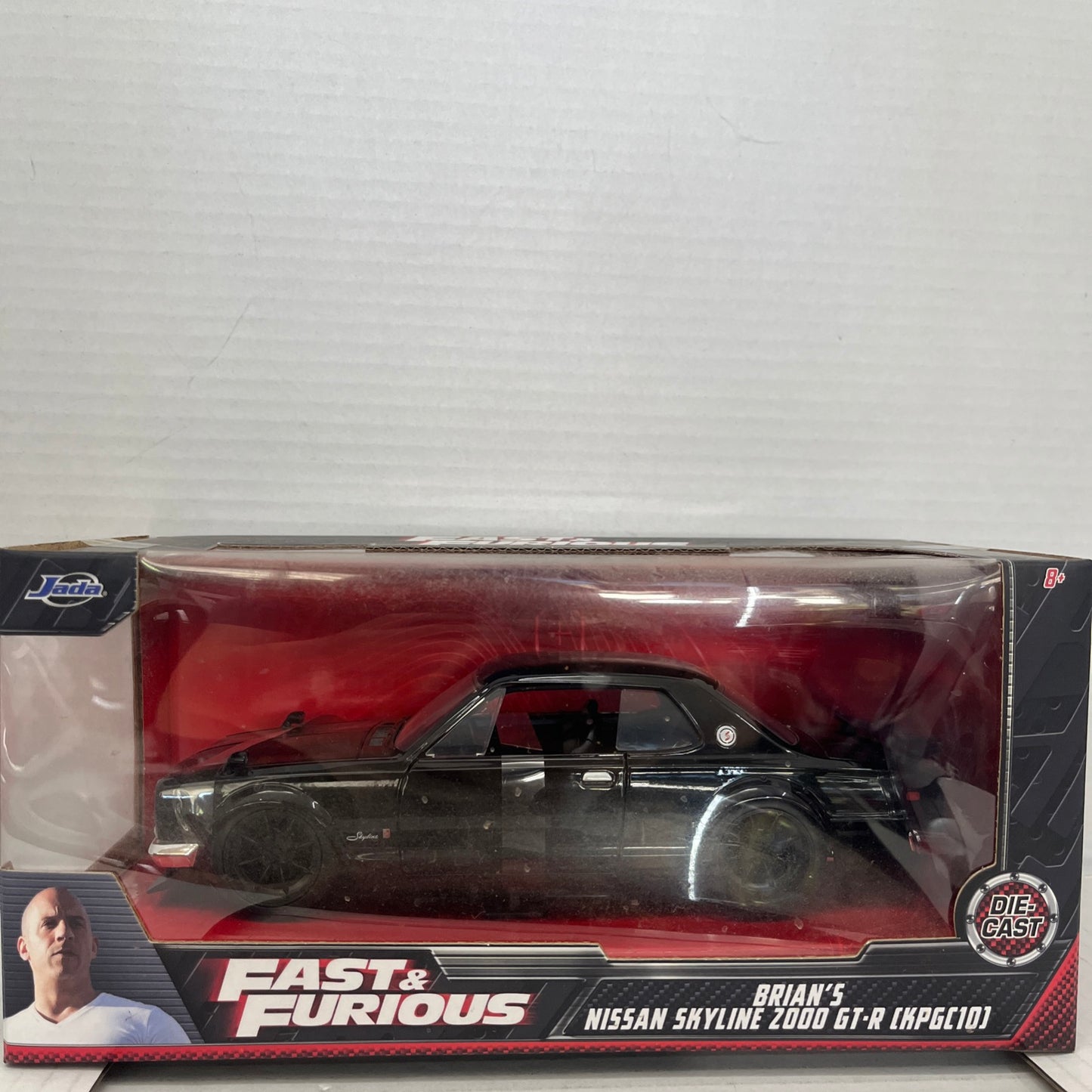 Jada BRIAN'S NISSAN SKYLINE 2000 GT-R (KPGC10) 1:24 Diecast Fast & Furious