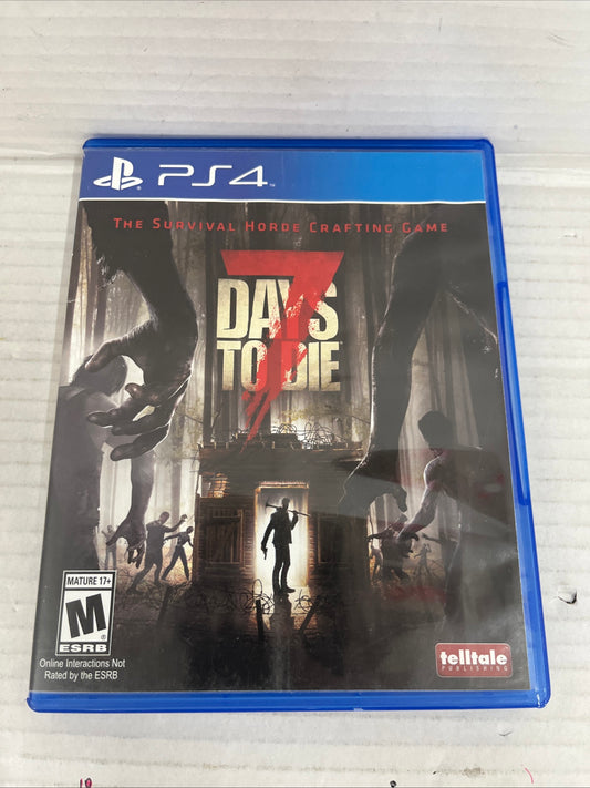 7 Days to Die (Sony PlayStation 4, 2016) PS4, Survival Horror Zombie Game