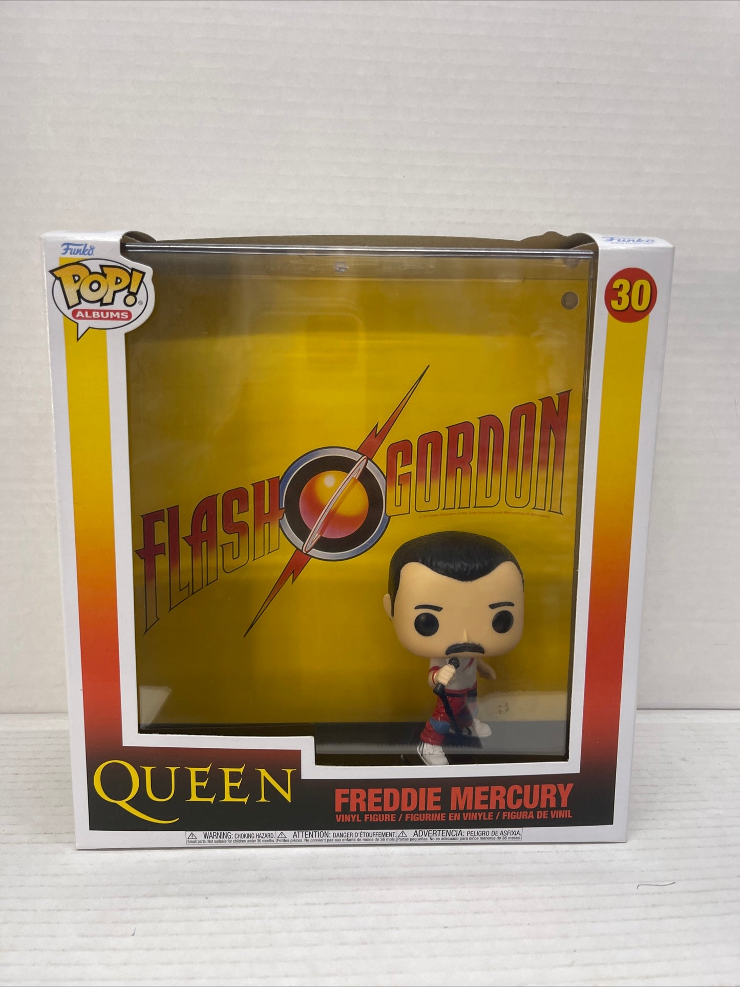 Funko Pop! Album Cover with Case: Freddie Mercury: Flash Gordon #30