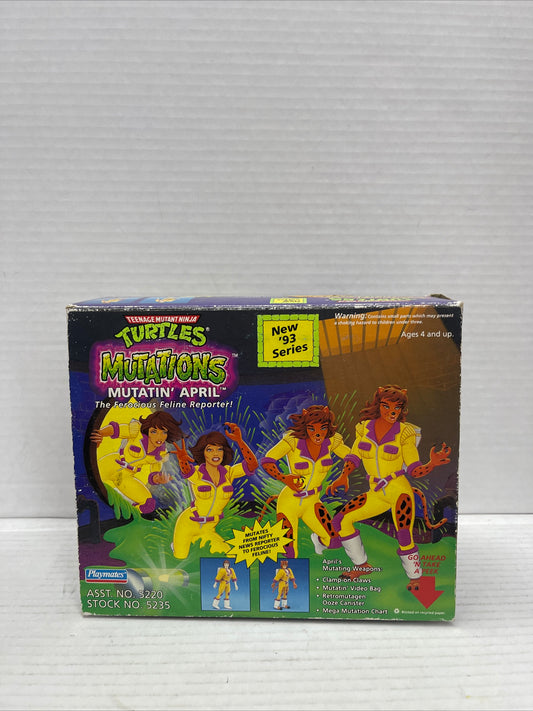 TMNT Mutations Mutatin' April Action Figure 1993 Playmates Item # 5220 READ