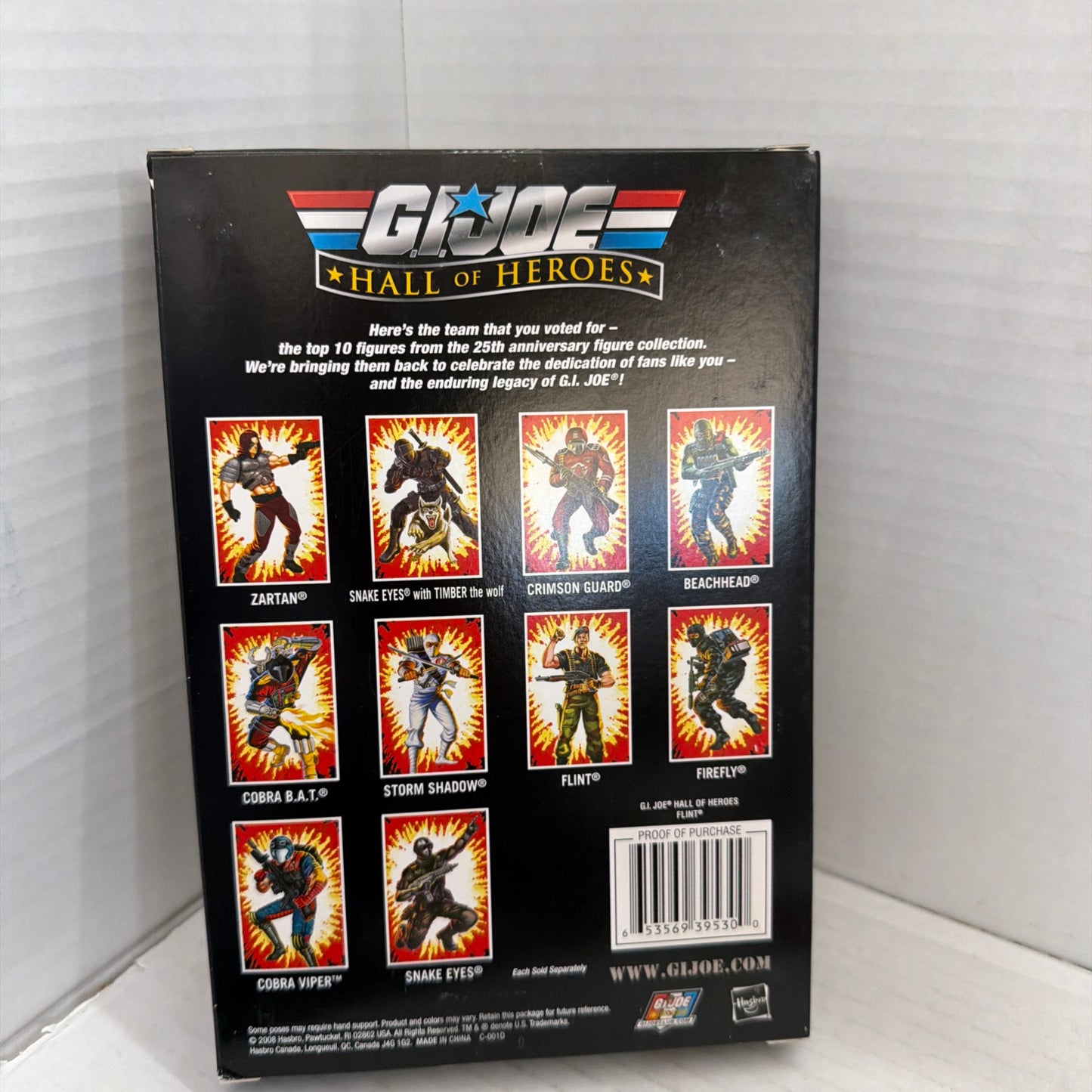 GI Joe Hall of Heroes FLINT 25th Anniv Collection New MIB