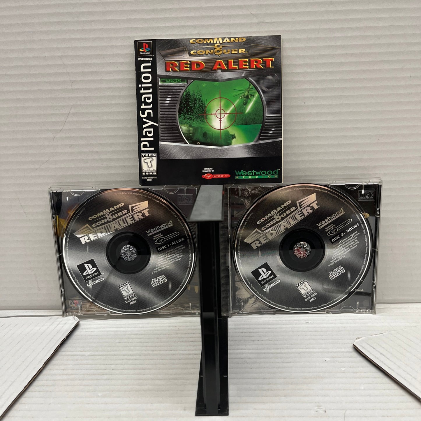 Command & Conquer: Red Alert PS1 (Sony PlayStation 1, 1997) Complete CIB