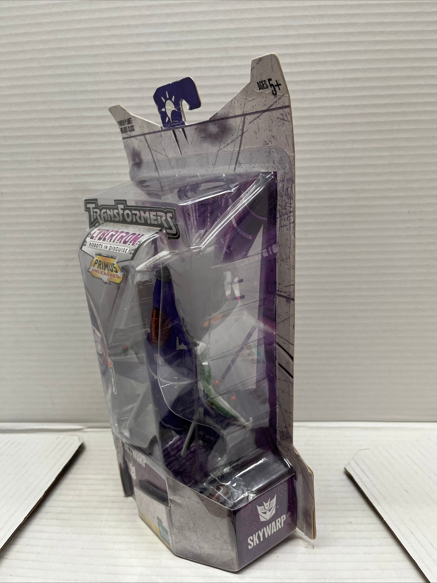 Vintage Transformers Cybertron 🛩 Skywarp Deluxe Class Earth Planet 2005