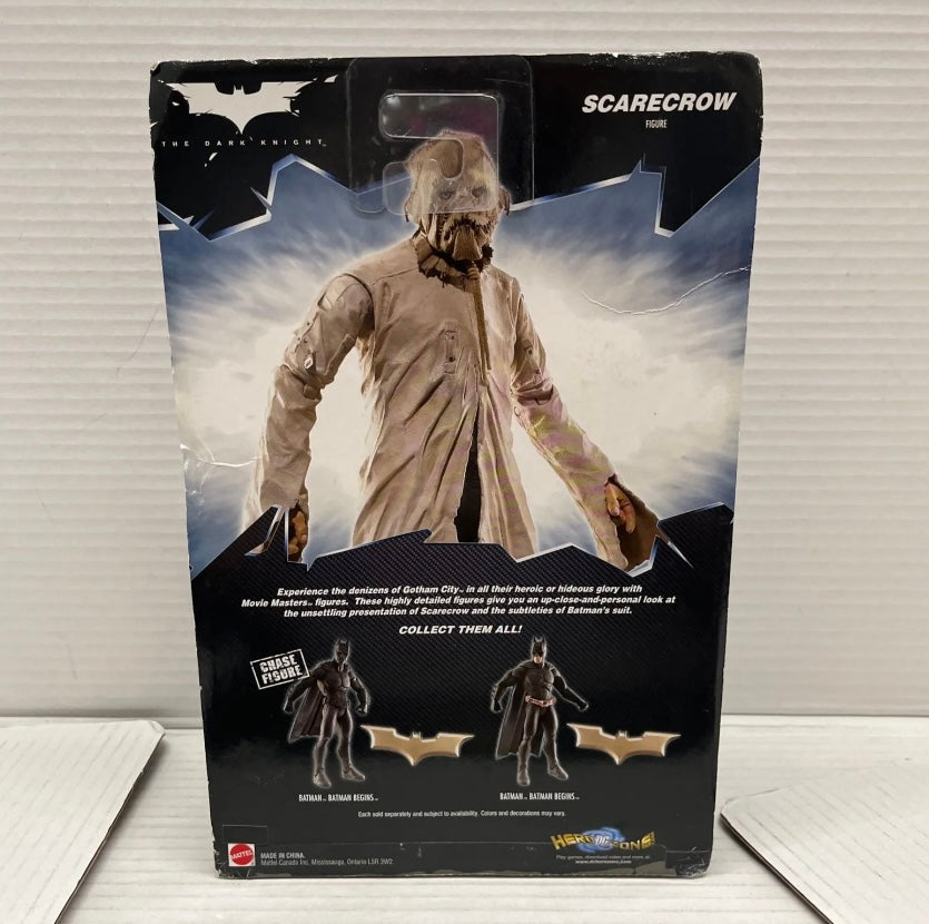 Batman the Dark Knight Scarecrow Figure with Crime Scene Evidence Sealed New