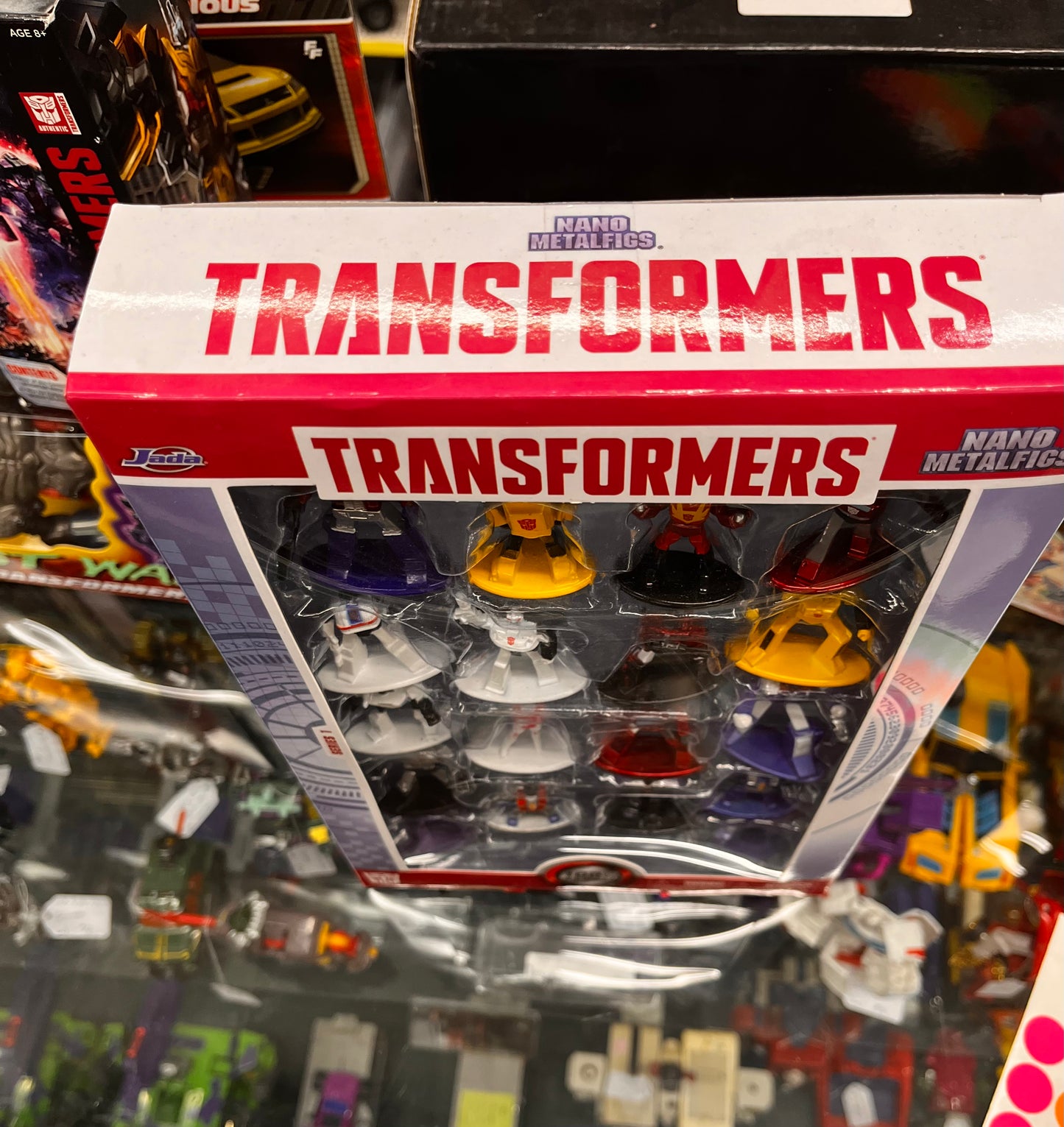Transformers Nano Metalfigs Diecast Collector Set Jada Toys New in Box