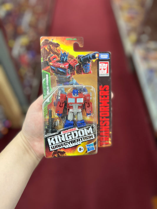 Transformers Kingdom Legacy Optimus Prime Complete Core Class war for cybertron