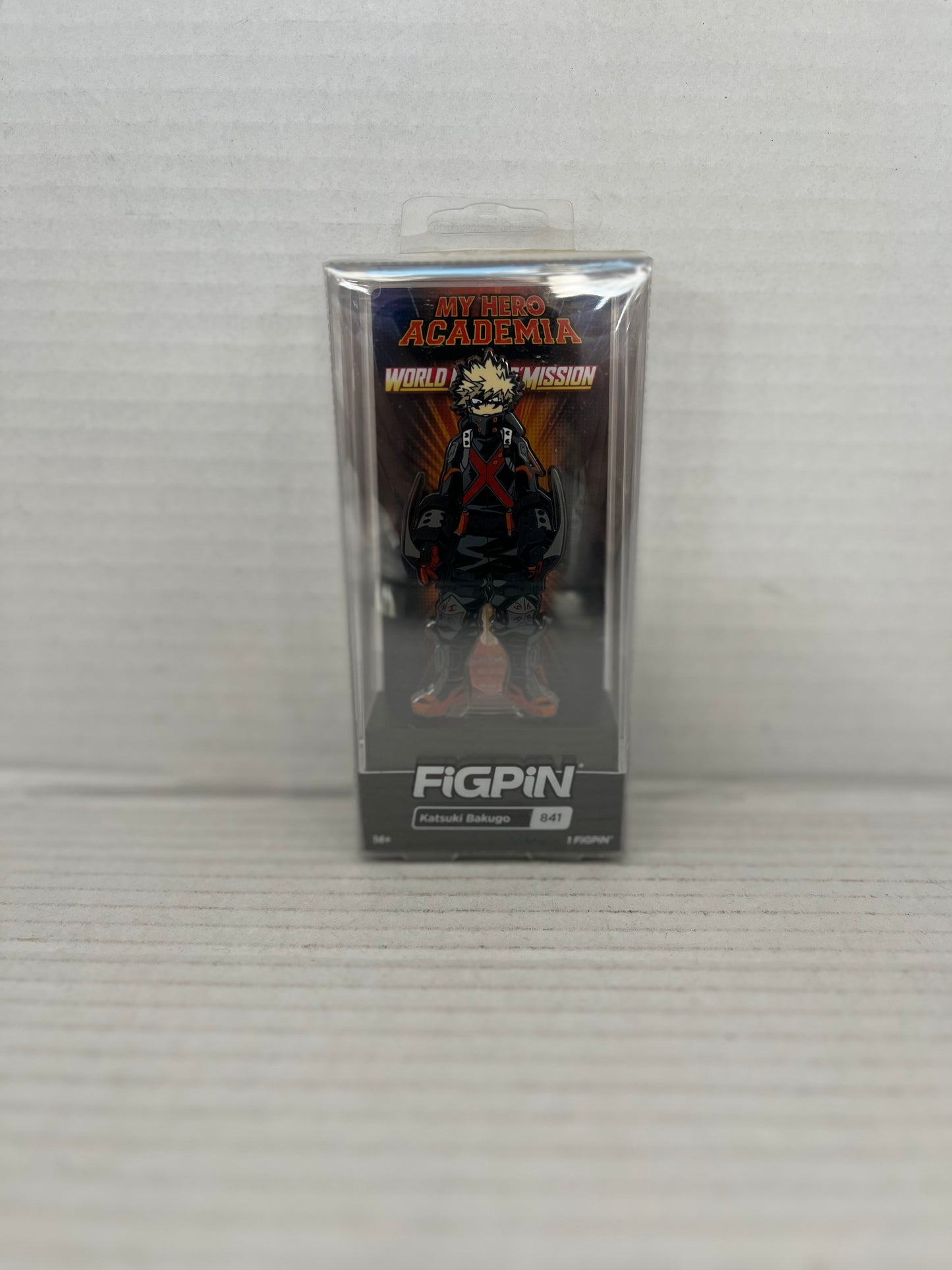FiGPiN My Hero Academia : World Heroes Mission - Katsuki Bakugo # 841 **NEW**